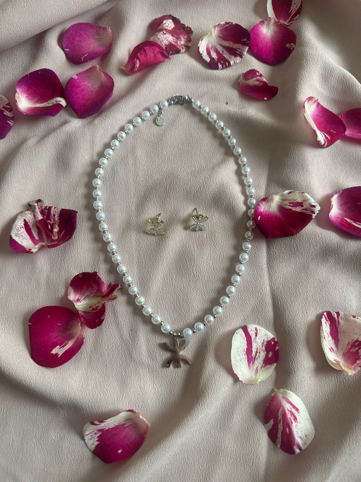 Ensemble berbère perles argenté