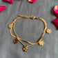 Bracelet de cheville trèfle