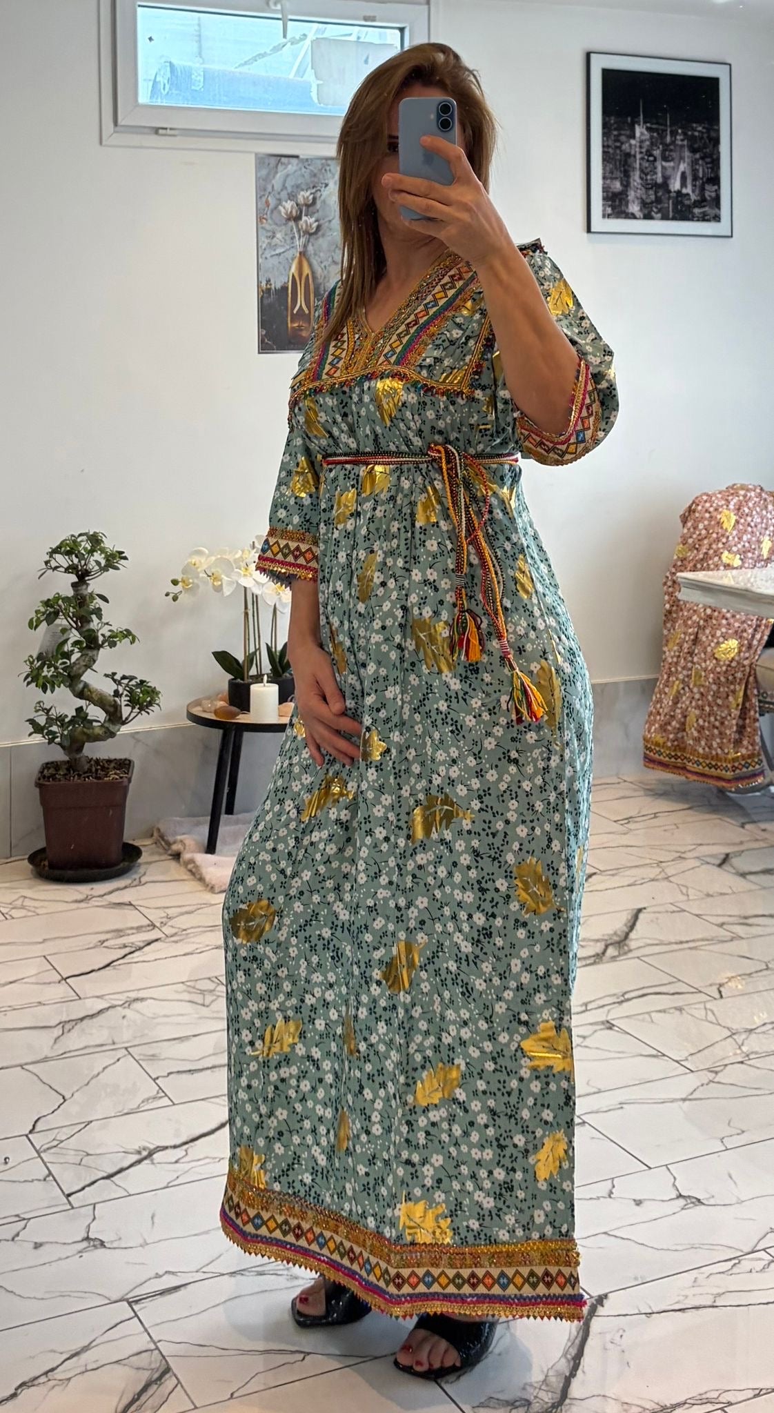 Robes kabyle modèle petite fleurs