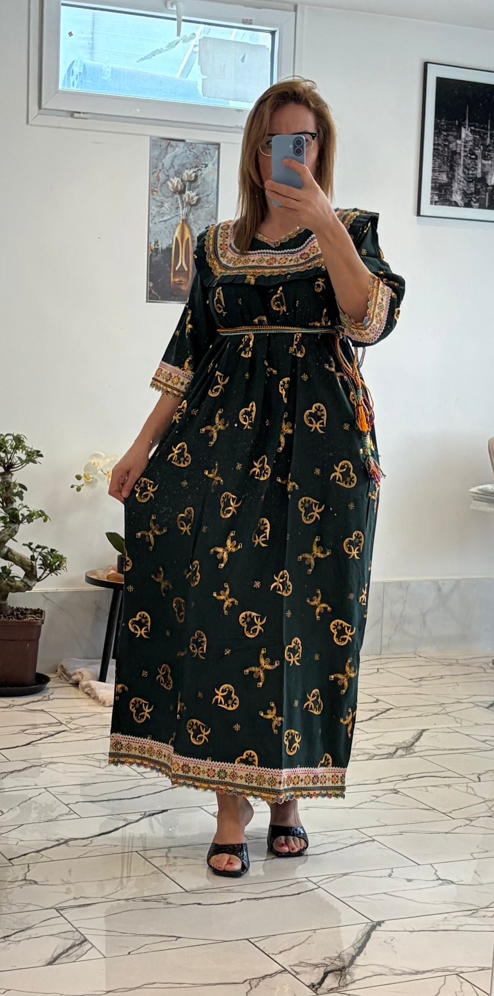 Robes kabyle modèle fleurs