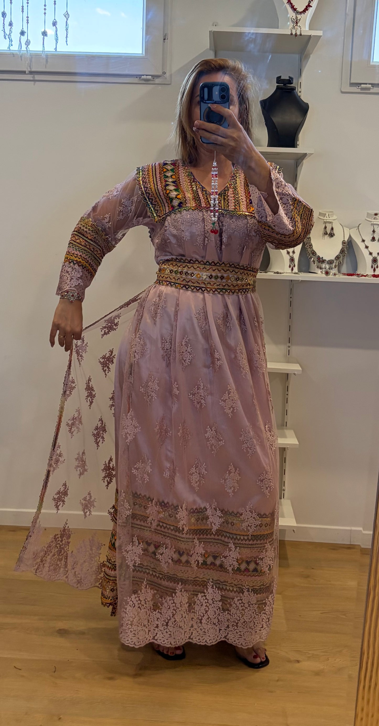 Robes noumidia rose T36/48