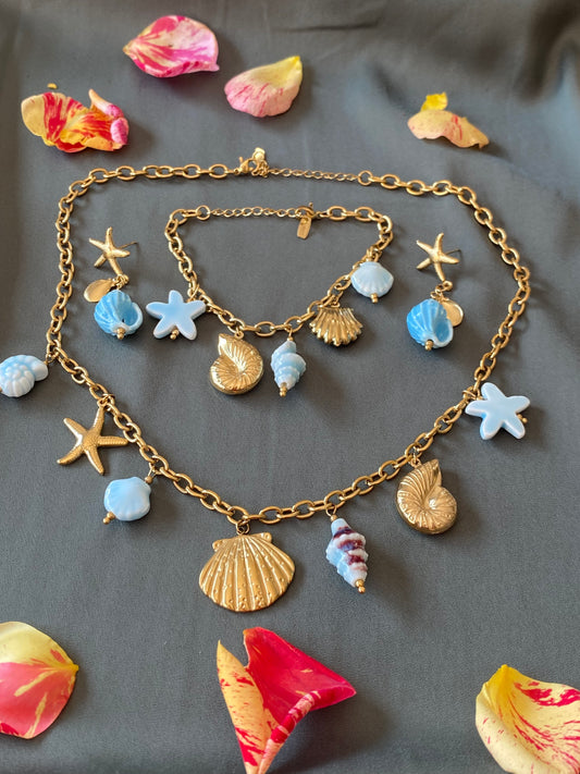 Ensemble étoile de mère bleu