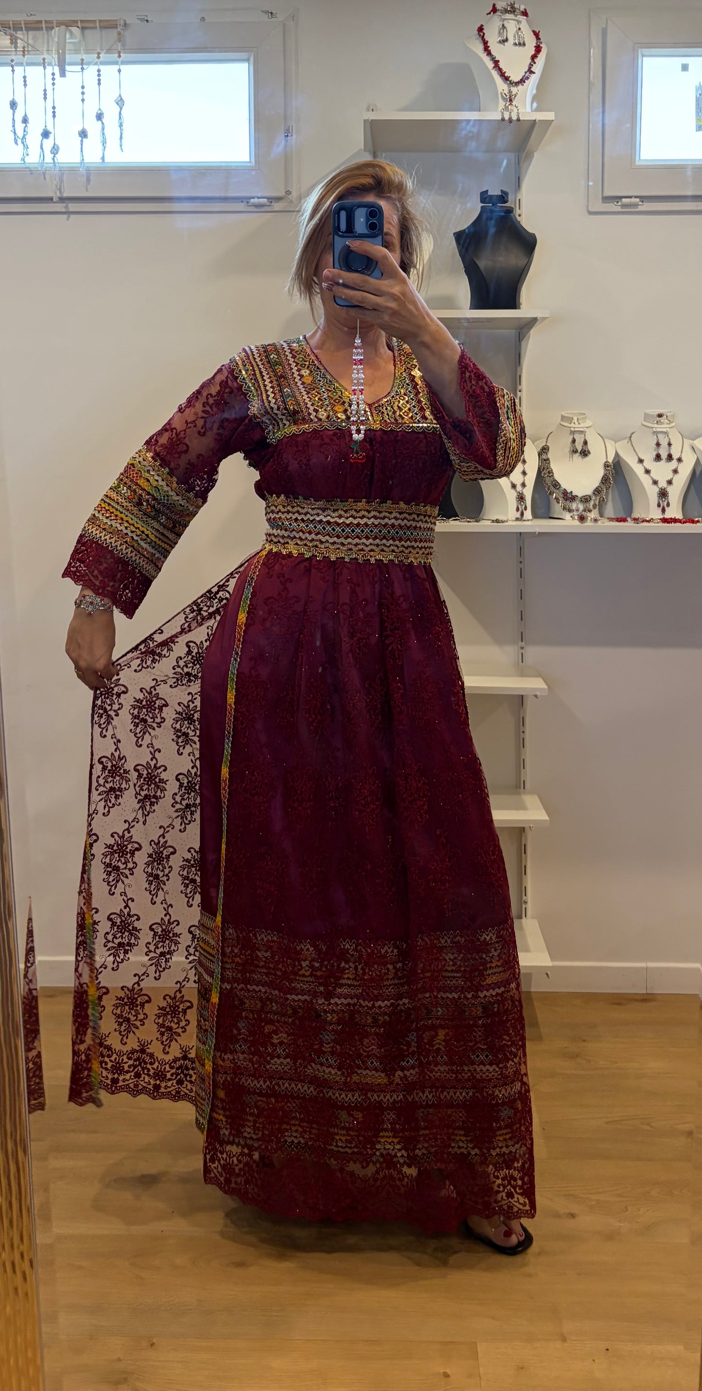 Robe noumidia bordeaux T36/48