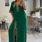 Robes broderie 3/4 taille 36/60