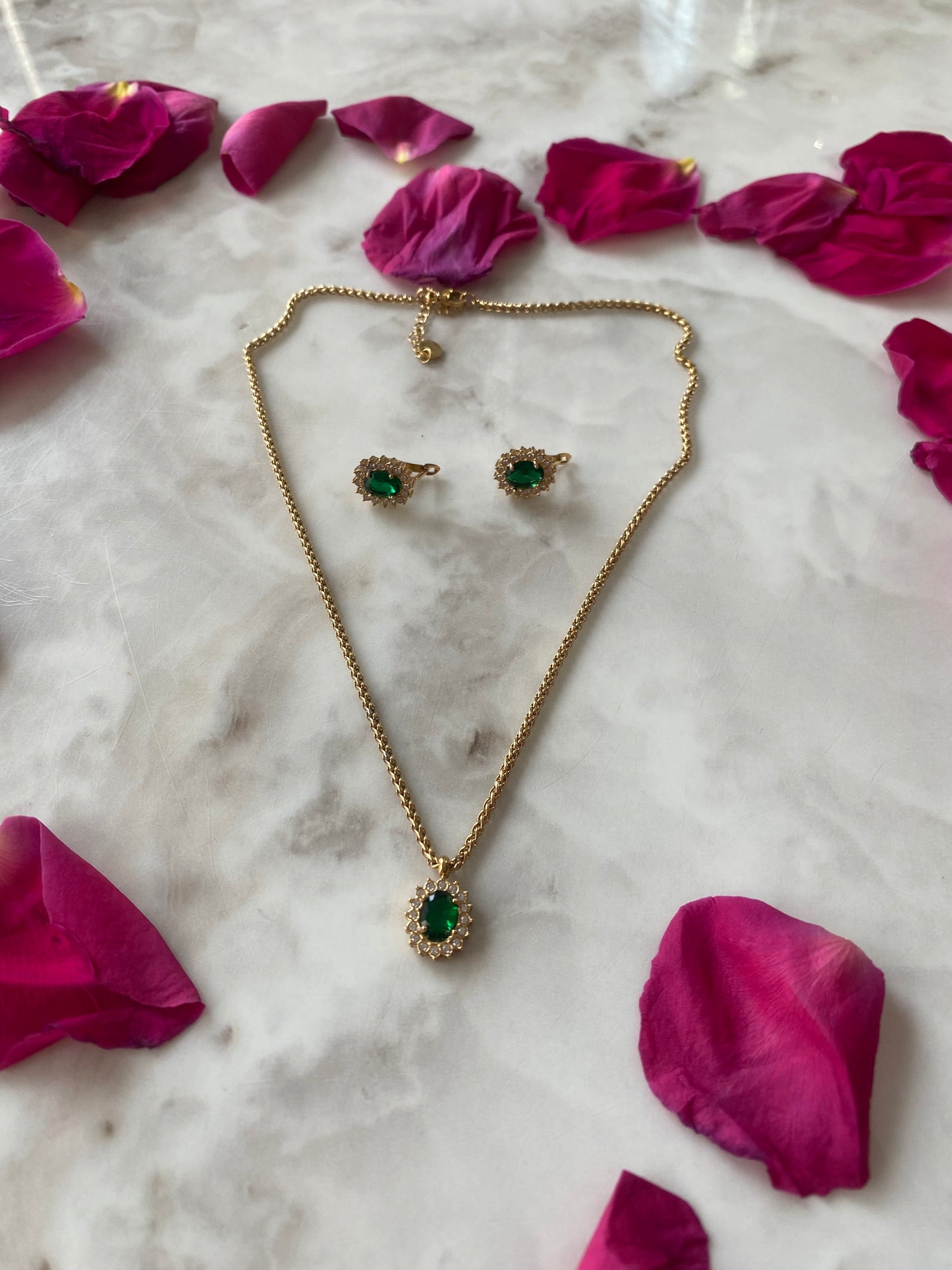Ensemble Diamant verte