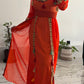 Robe kabyle modèle 11 orange T36/48
