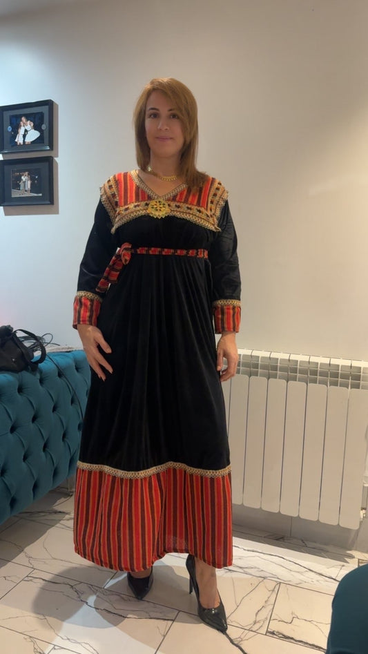 Robes velours foutha verte(36 jusqu’au 48)