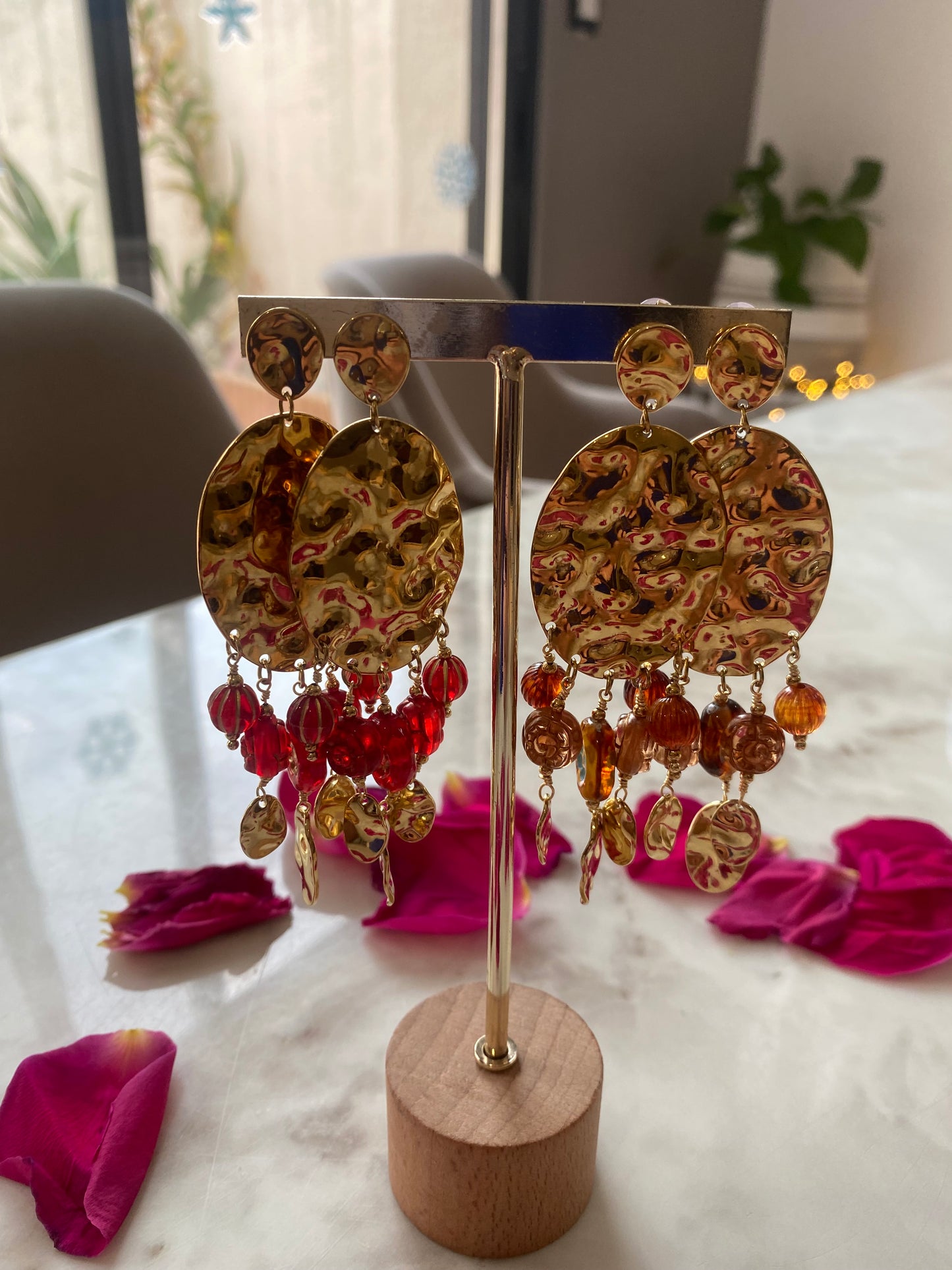 Boucle printemps rouge