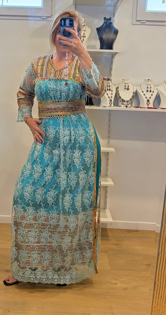 Robe noumidia bleu T36/48