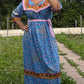 Robes fleuries rosée