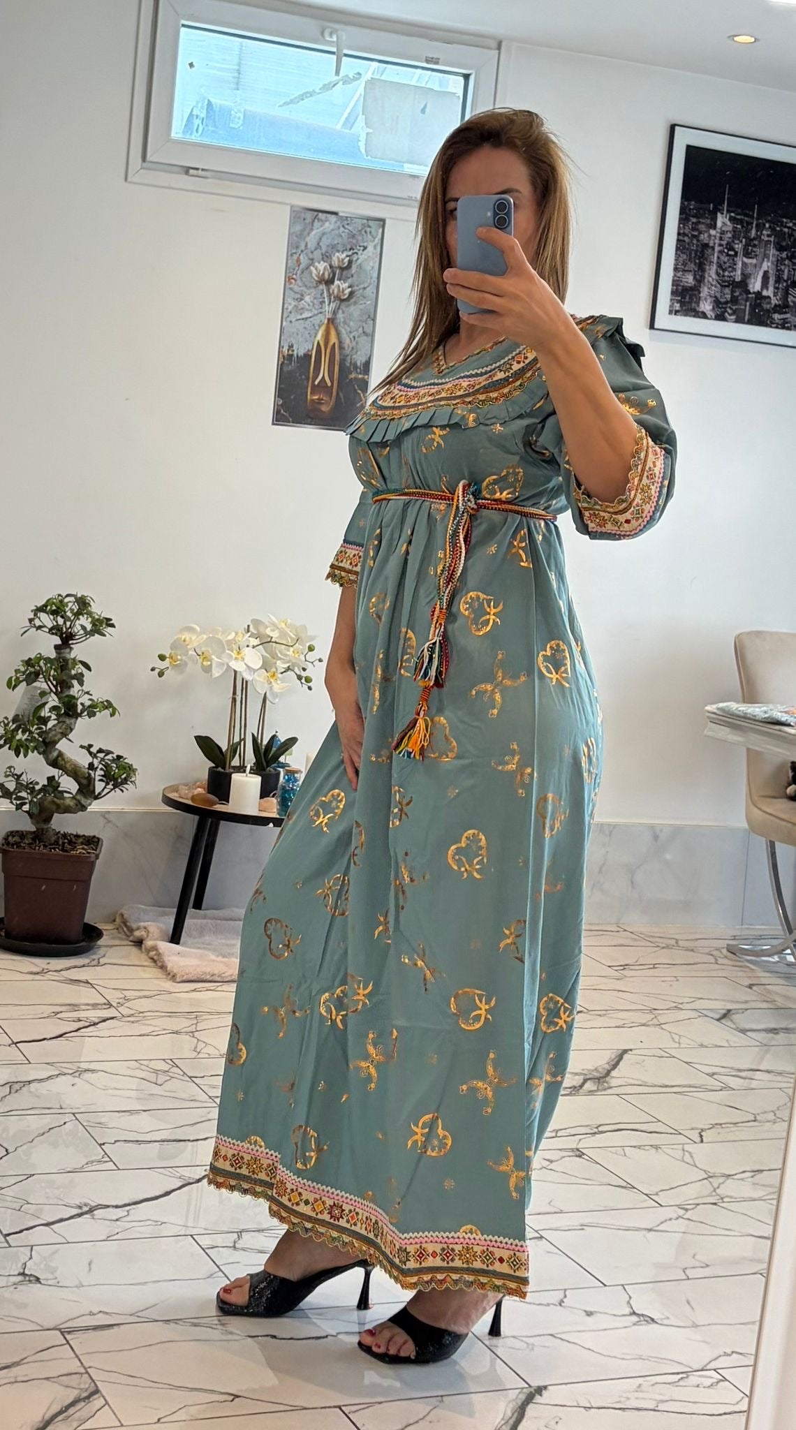 Robes kabyle modèle fleurs