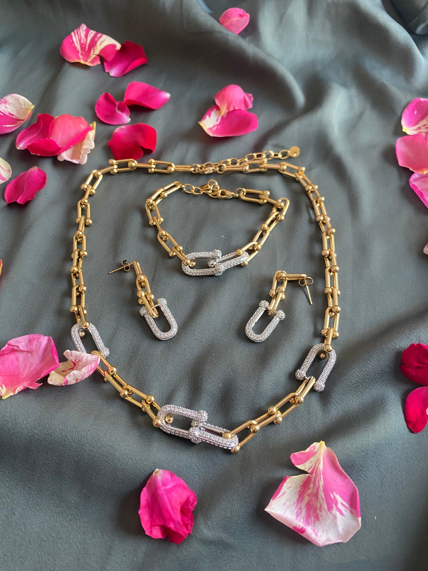 Parure stifany argenté