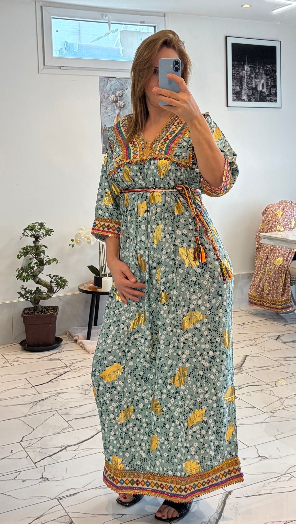 Robes kabyle modèle petite fleurs