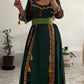 Robe kabyle modèle 11 T36/48 vert