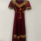 Robe velours fille bordeaux (9/10/11/12)