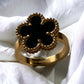 Bague trèfle