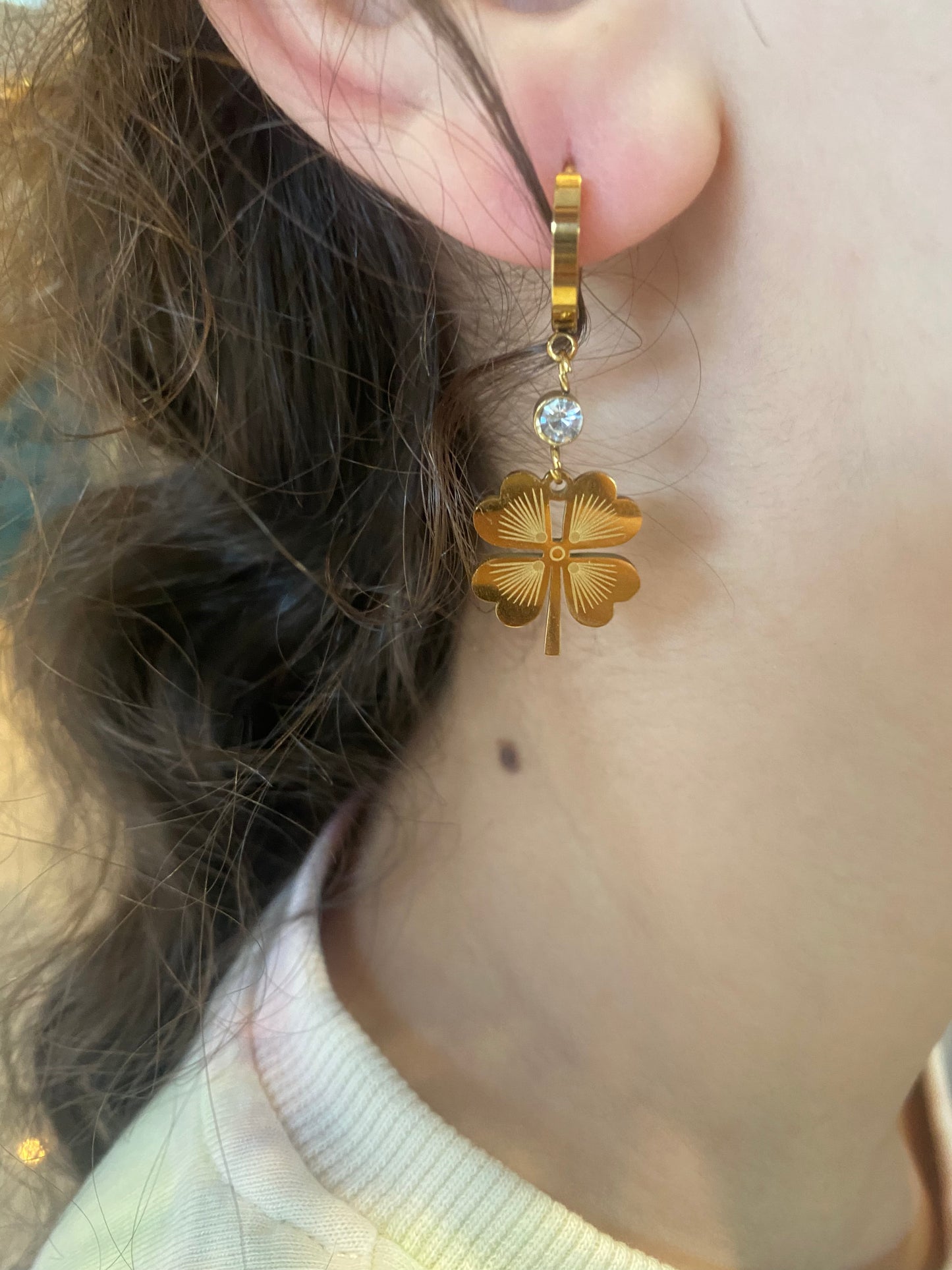 Boucle Anna trèfle