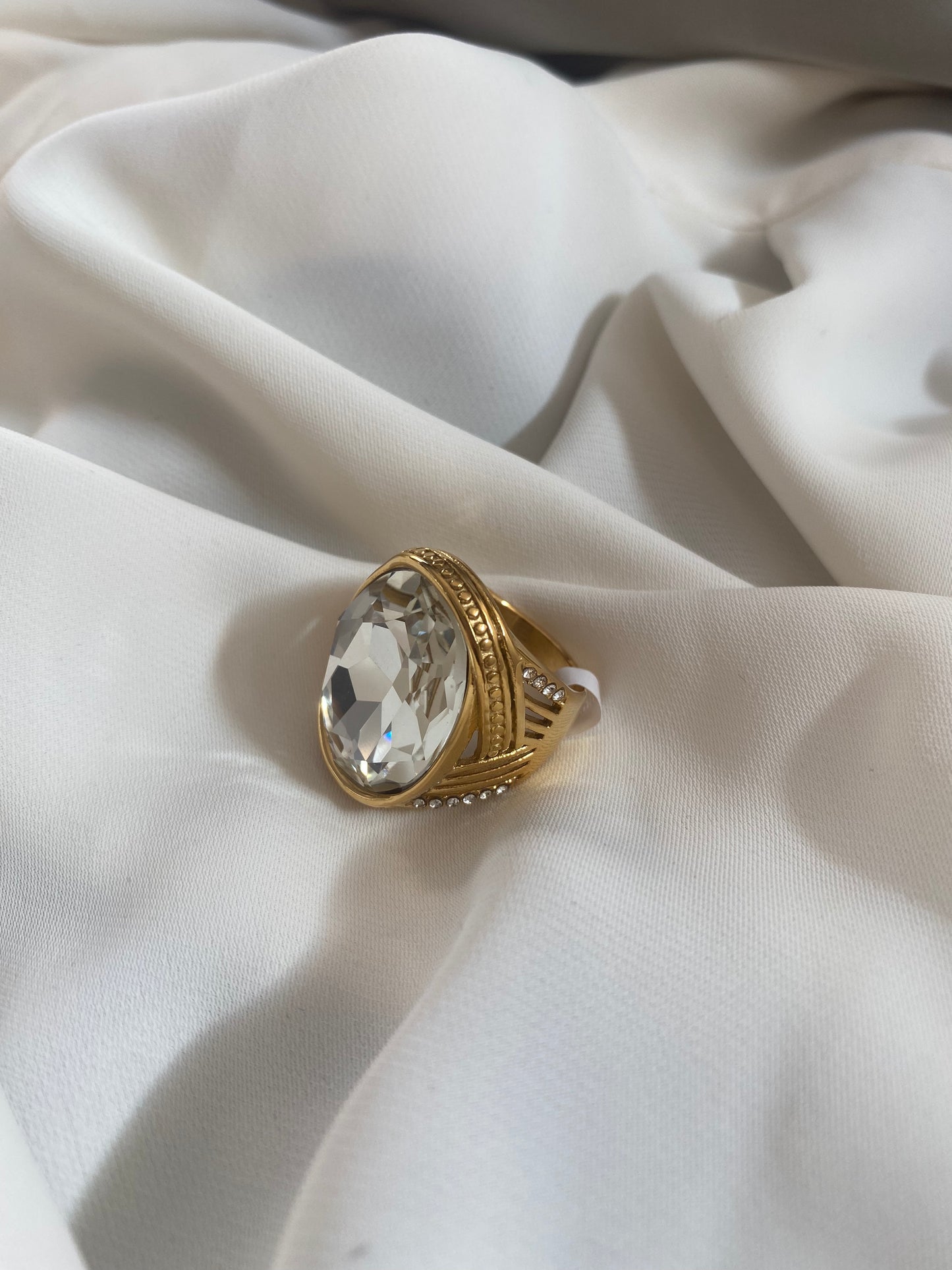 Bague diamant cristal
