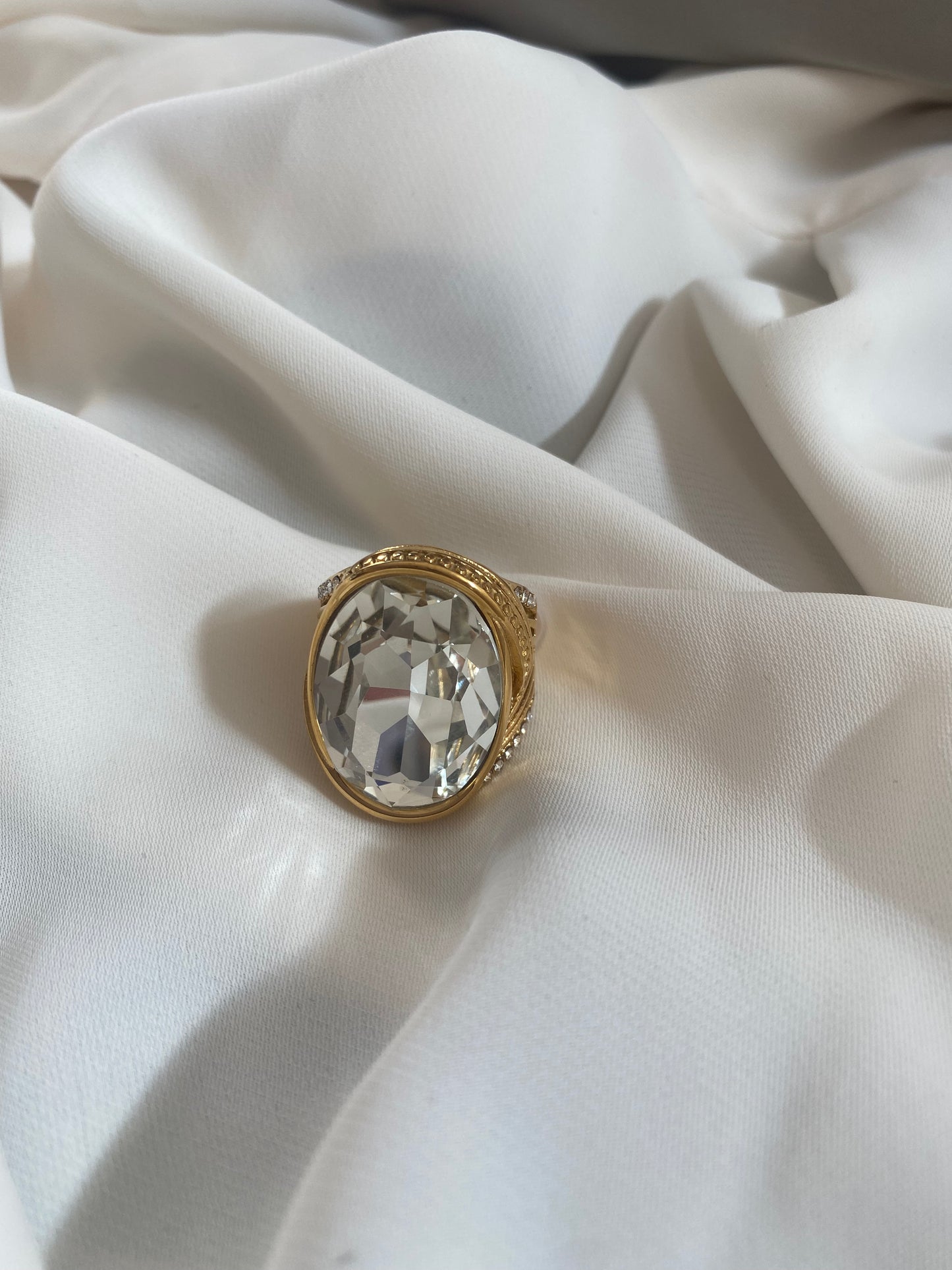 Bague diamant cristal