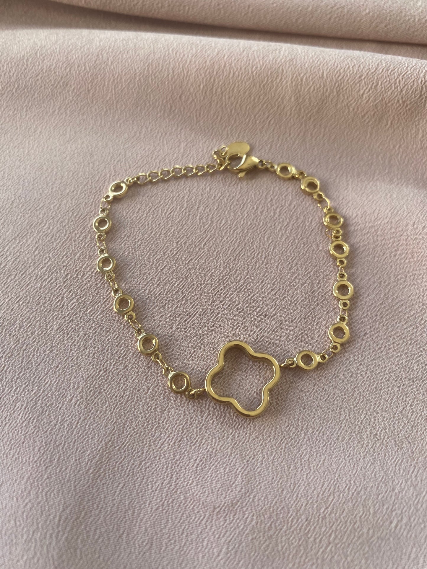 Bracelet pleins trèfle