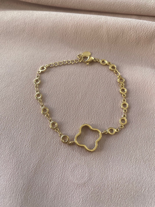 Bracelet pleins trèfle