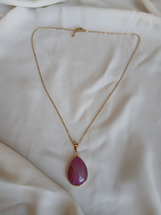 Collier pierre améthyste