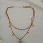 Double collier trèfle