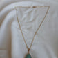 Collier pierre vert