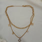 Double collier trèfle