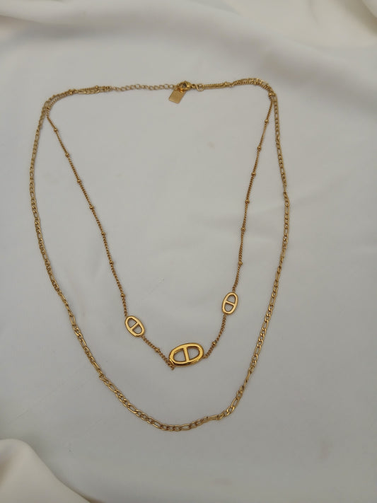 Double collier inspiration Dior