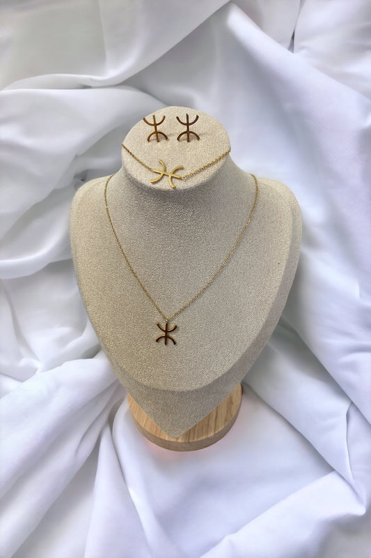 Parure amazigh dorée